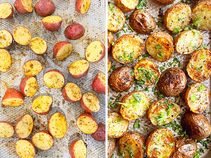 Roasted Mini Potatoes — PLATE AND PEN