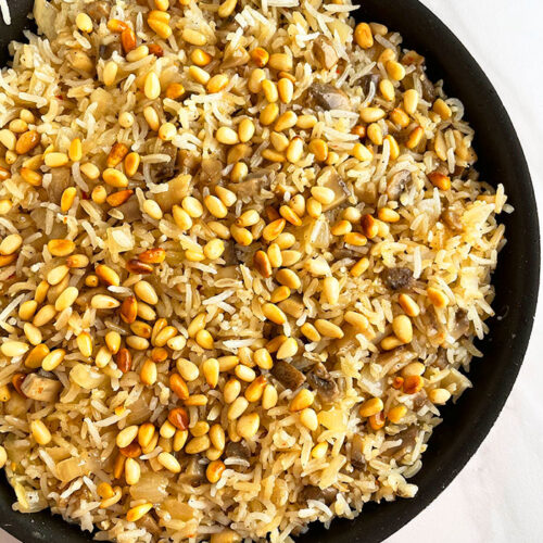 Mushroom Rice Pilaf (One Pot) One Pot Recipes