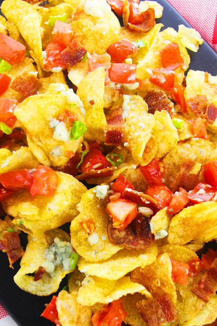 Best Homemade Nachos- Closeup Shot 