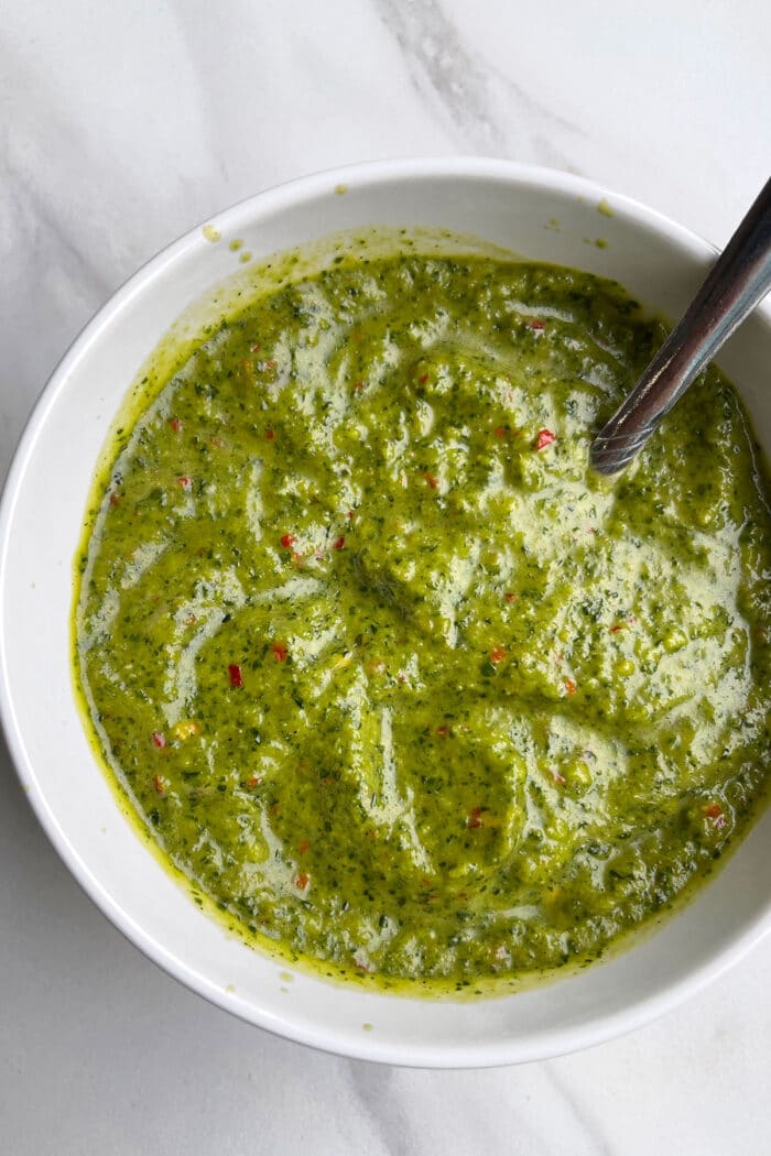 Easy Zhoug Sauce (Blender) One Pot Recipes