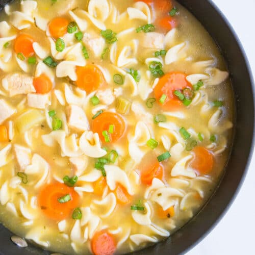 Easy Homemade Chicken Noodle Soup (One Pot) | One Pot Recipes